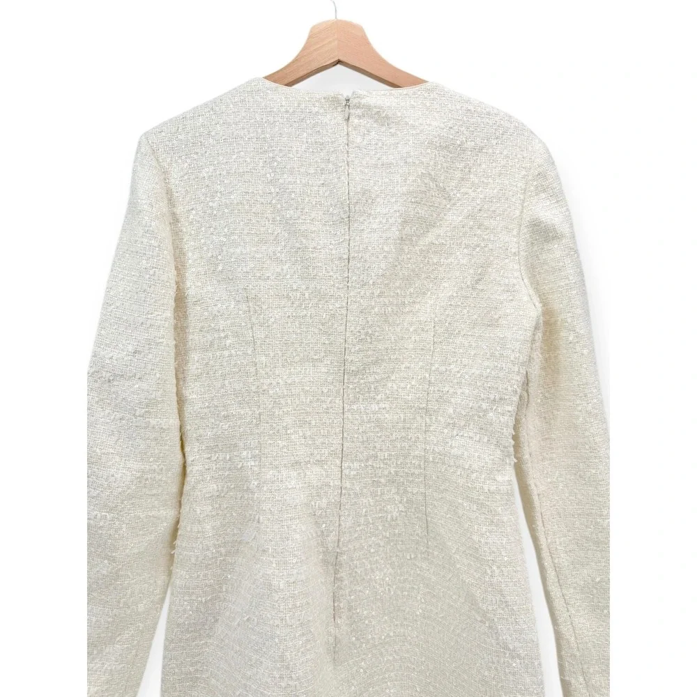 NEW Self-Portrait Women's Boucle Diamante Bow Mini Dress $555 - Size US 8 / UK 8 - Picture 14 of 15